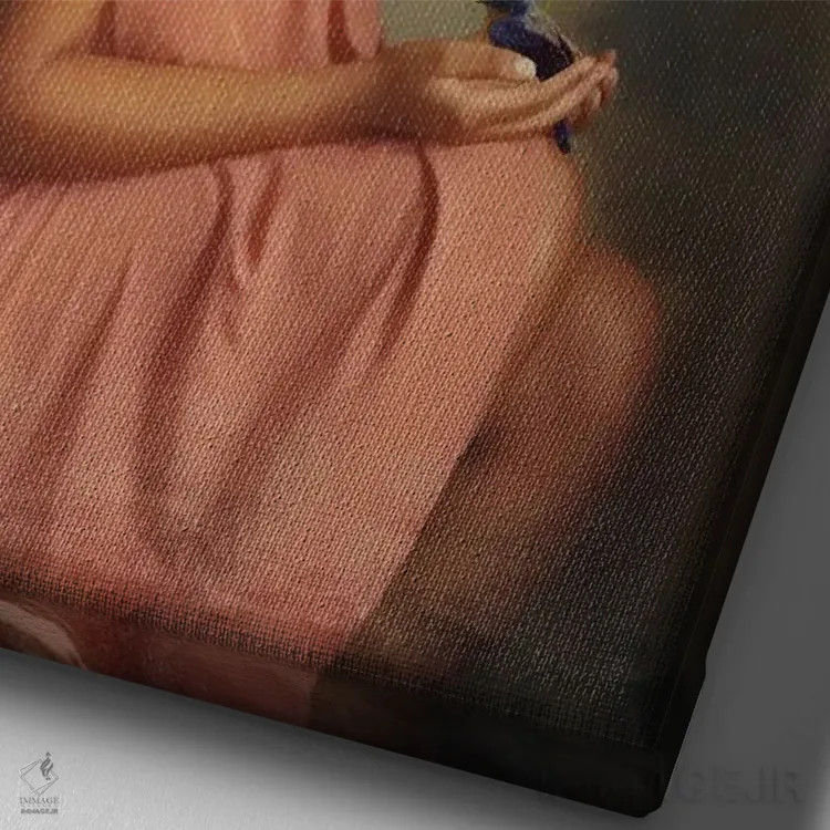 تابلو دکوراتیو نفلباتا اثر دیاندرا لی - نمای نزدیک بافت بوم