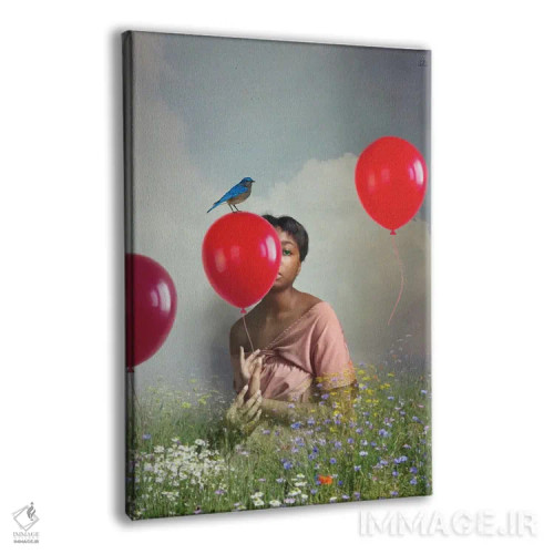 تابلو دکوراتیو زمان می گذرد اثر دیاندرا لی - نمای پرسپکتیو محصول