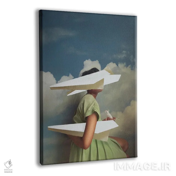 تابلو دکوراتیو ای کاش می توانستم پرواز کنم اثر دیاندرا لی - نمای پرسپکتیو محصول