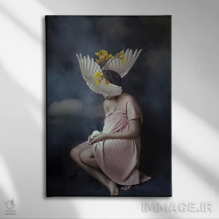 تابلو دکوراتیو شکست خورده اثر دیاندرا لی - نمای روبهرو روی دیوار