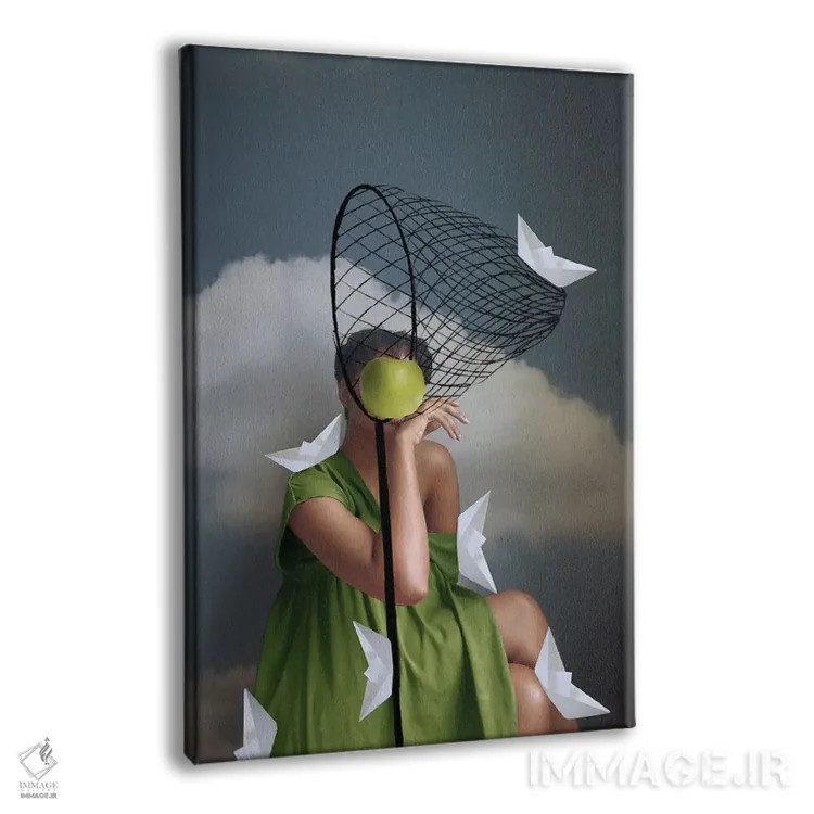 تابلو دکوراتیو تعادل اثر دیاندرا لی - نمای پرسپکتیو محصول