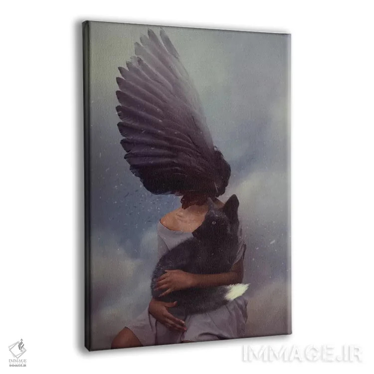 تابلو دکوراتیو شرارت اثر دیاندرا لی - نمای پرسپکتیو محصول