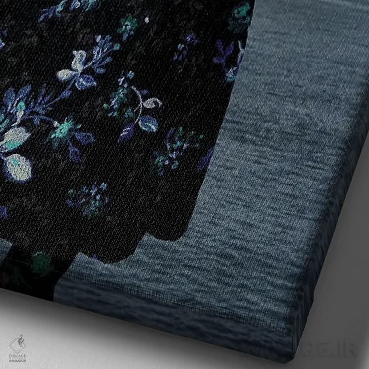 تابلو دکوراتیو شناوری دریا اثر دیاندرا لی - نمای نزدیک بافت بوم