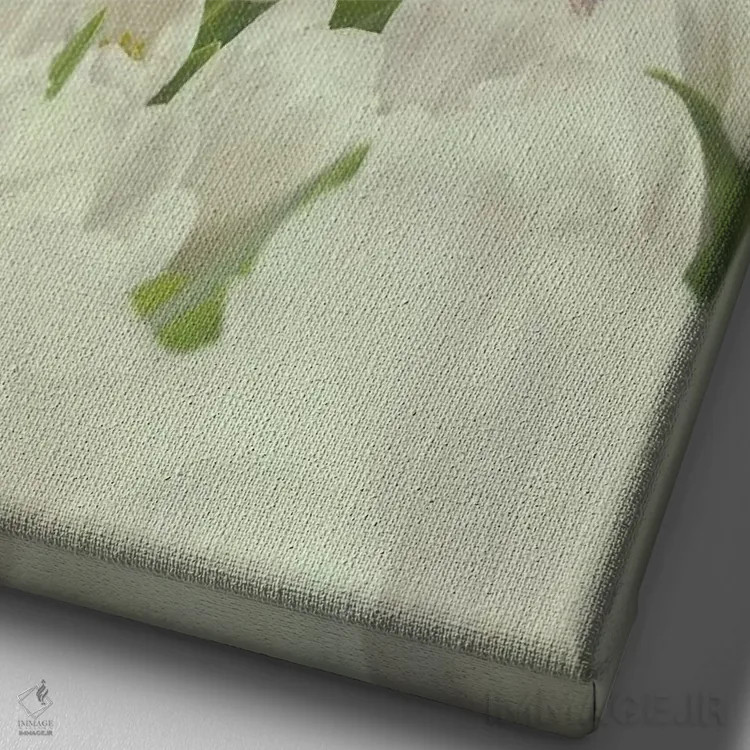 تابلو دکوراتیو دوردست اثر دیاندرا لی - نمای نزدیک بافت بوم