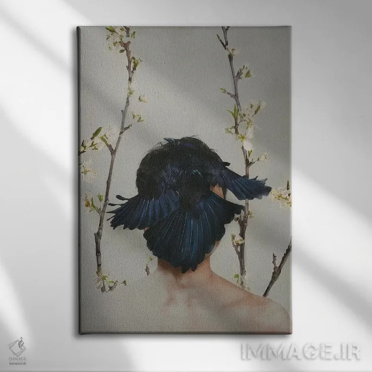 تابلو دکوراتیو پنهان کردن خودمان اثر دیاندرا لی - نمای روبهرو روی دیوار