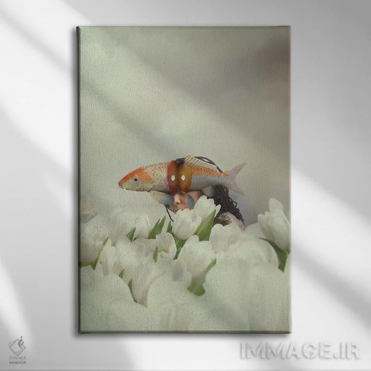 تابلو دکوراتیو دوردست اثر دیاندرا لی - نمای روبهرو روی دیوار