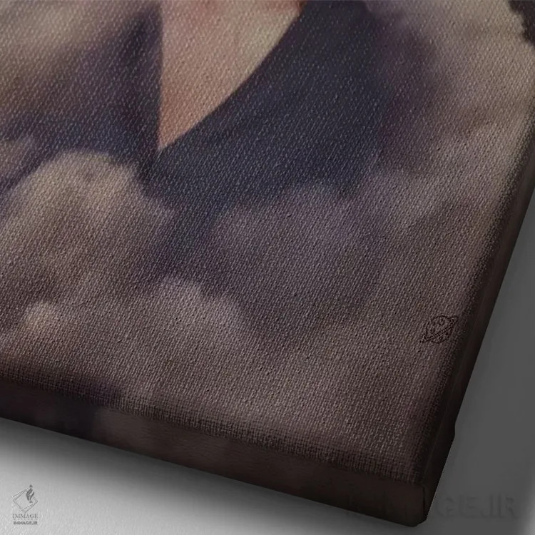 تابلو دکوراتیو ترس ها اثر دیاندرا لی - نمای نزدیک بافت بوم