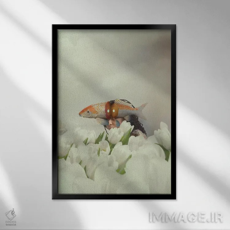 تابلو دکوراتیو دوردست اثر دیاندرا لی - نمای قابدار مشکی