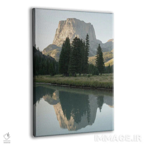 تابلو دکوراتیو قله مربعی شکل اثر داستین لفور - نمای پرسپکتیو محصول