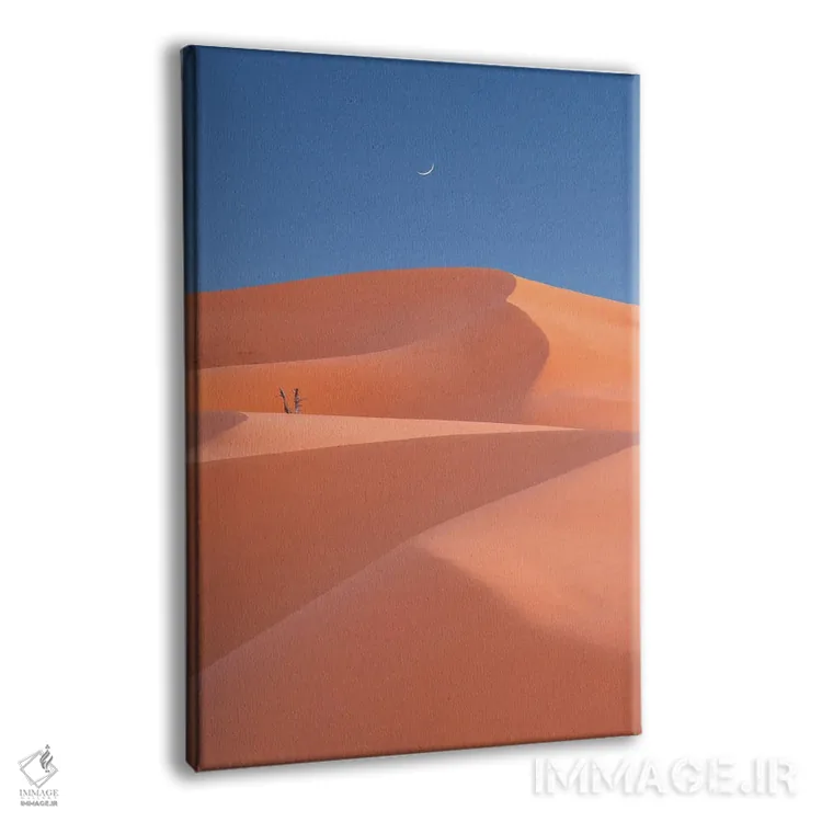 تابلو دکوراتیو تپه های شنی مرجانی اثر داستین لفور - نمای پرسپکتیو محصول