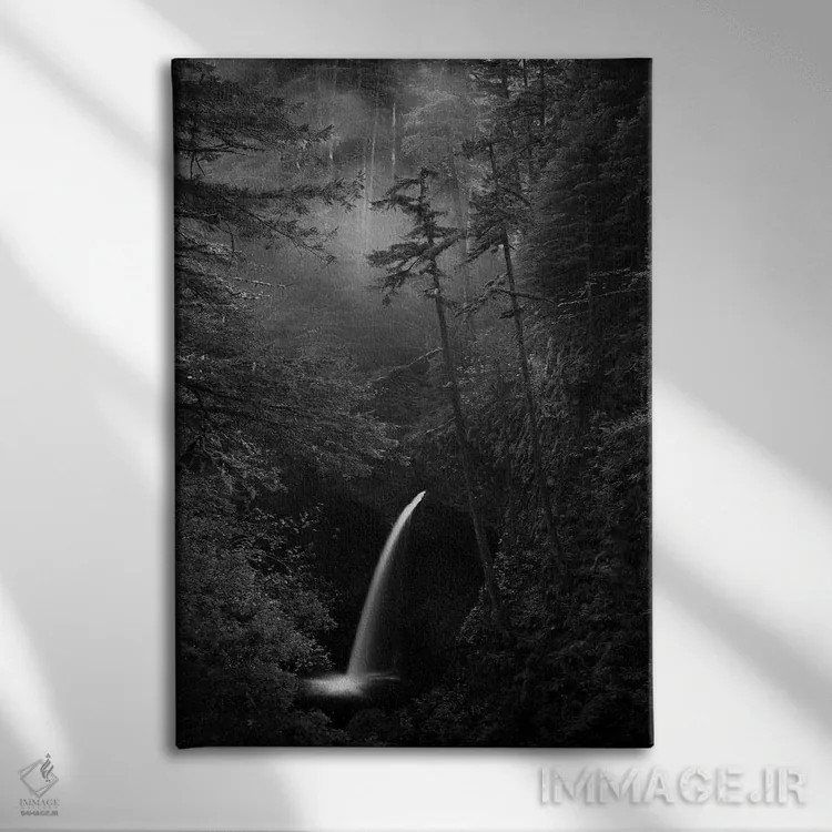 تابلو دکوراتیو دره رودخانه کلمبیا اثر داستین لفور - نمای روبهرو روی دیوار