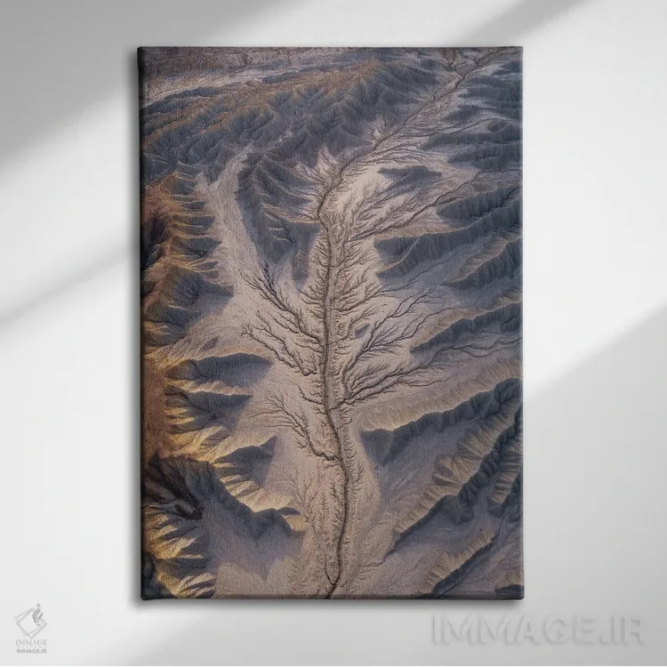 تابلو دکوراتیو کم خونی اثر داستین لفور - نمای روبهرو روی دیوار