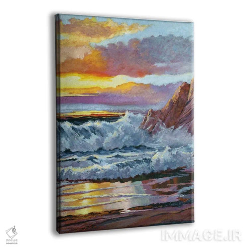 تابلو دکوراتیو ساحل شمال کالیفرنیا اثر دیوید لوید گلوور - نمای پرسپکتیو محصول