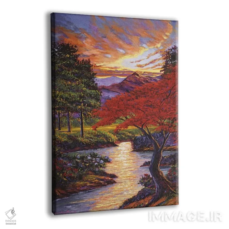 تابلو دکوراتیو درخت افرا قرمز قدیمی اثر دیوید لوید گلوور - نمای پرسپکتیو محصول