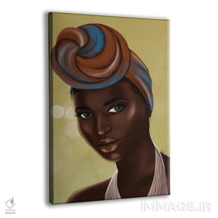 تابلو دکوراتیو جادوی دختر سیاه پوست اثر دی لاشه آرتیستری - نمای پرسپکتیو محصول