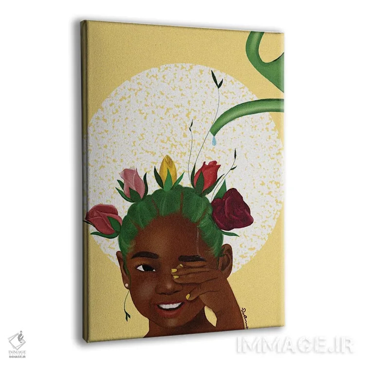 تابلو دکوراتیو ریشه ها را بشناس اثر دی لاشه آرتیستری - نمای پرسپکتیو محصول