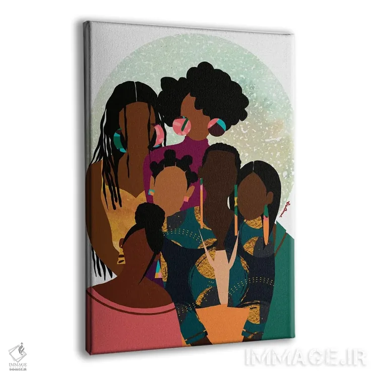 تابلو دکوراتیو وصله کاری اثر دی لاشه آرتیستری - نمای پرسپکتیو محصول