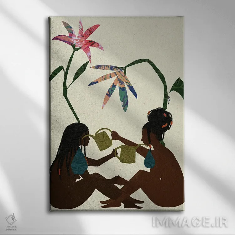 تابلو مدرن مرا سیراب کن اثر دی لاشه آرتیستری - نمای روبهرو روی دیوار