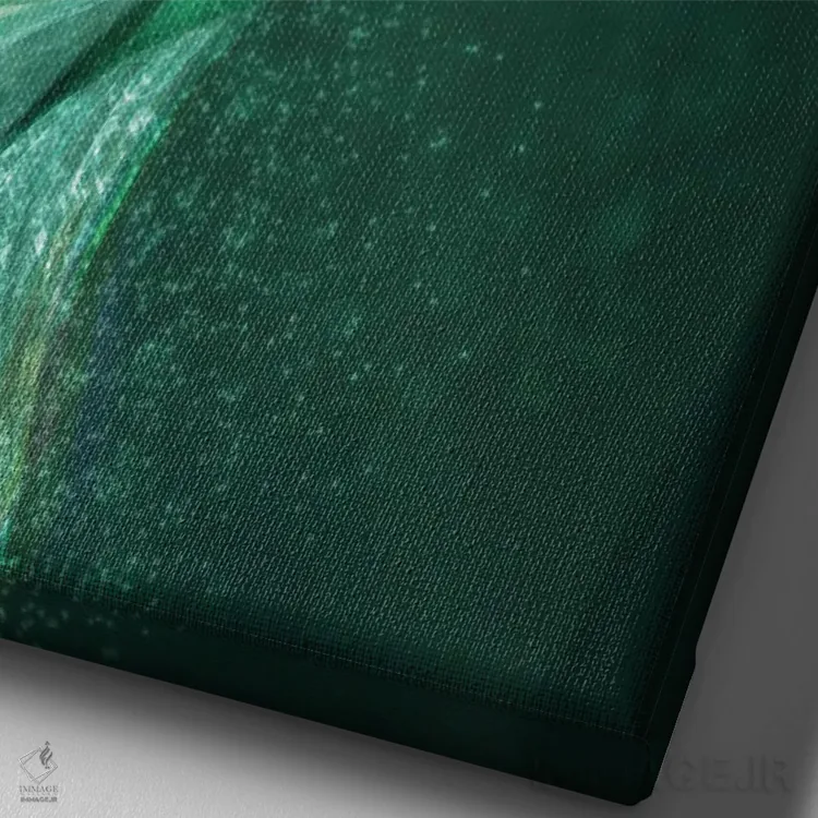 تابلو دکوراتیو دختران سیاه پوست هم می توانند پری دریایی باشند اثر دی لاشه آرتیستری - نمای نزدیک بافت بوم