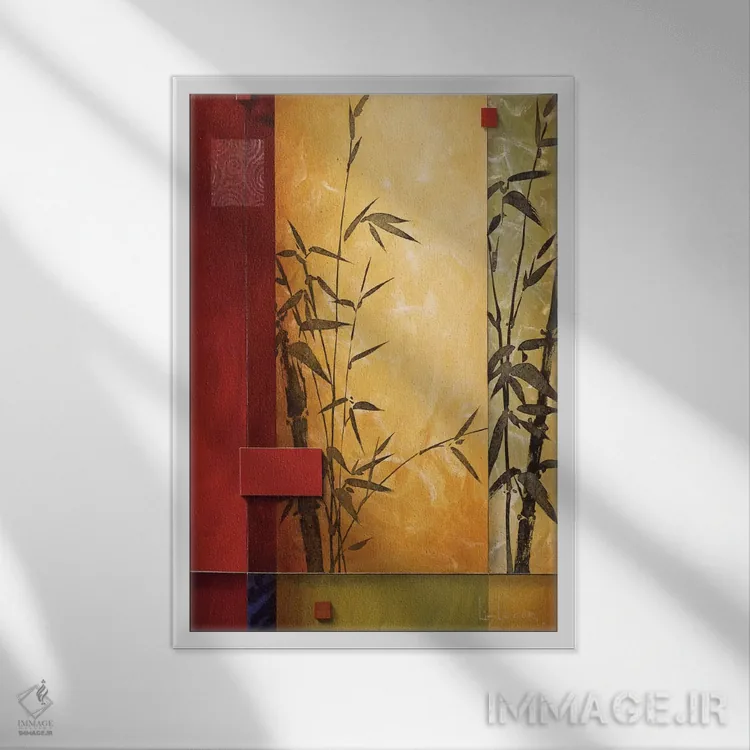 تابلو دکوراتیو رقص در باغ اثر دان لی -لگر - نمای قابدار سفید