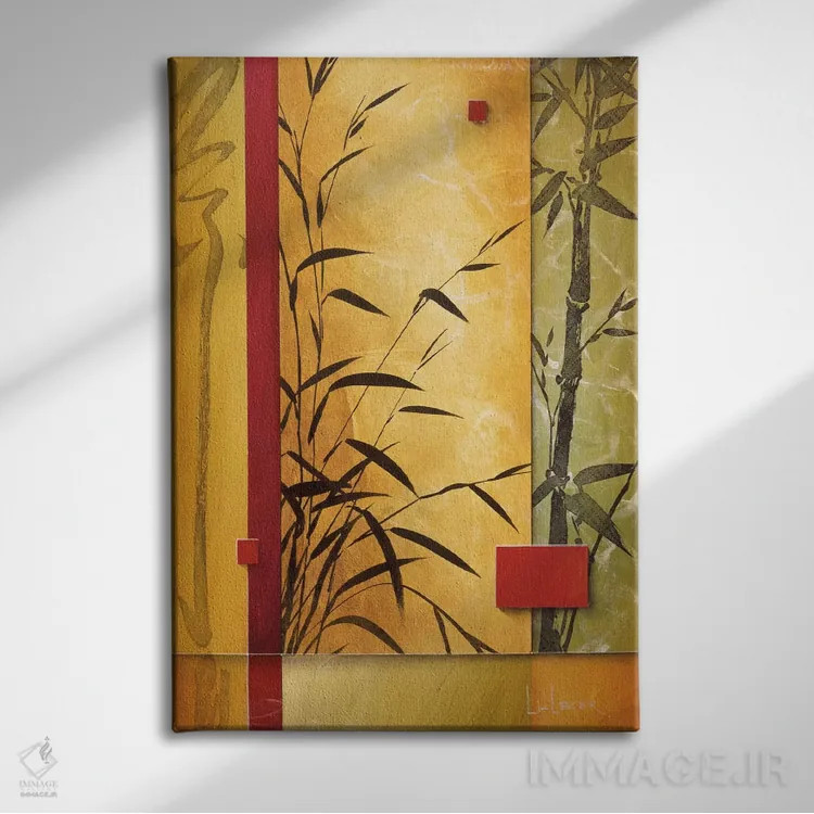 تابلو دکوراتیو رقص در باغ اثر دان لی -لگر - نمای روبهرو روی دیوار