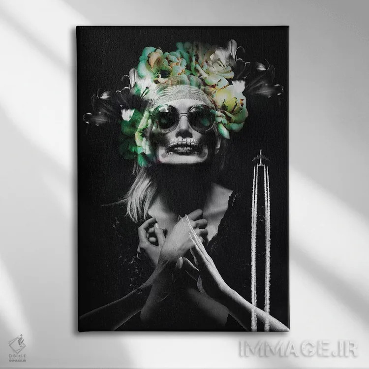 تابلو دکوراتیو زن و ایمان اثر دانیلو د آلکساندریا - نمای روبهرو روی دیوار