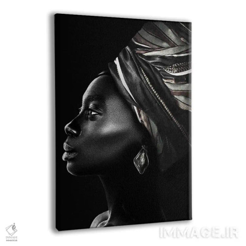 تابلو دکوراتیو تجمل آفریقایی اثر دانیلو د آلکساندریا - نمای پرسپکتیو محصول
