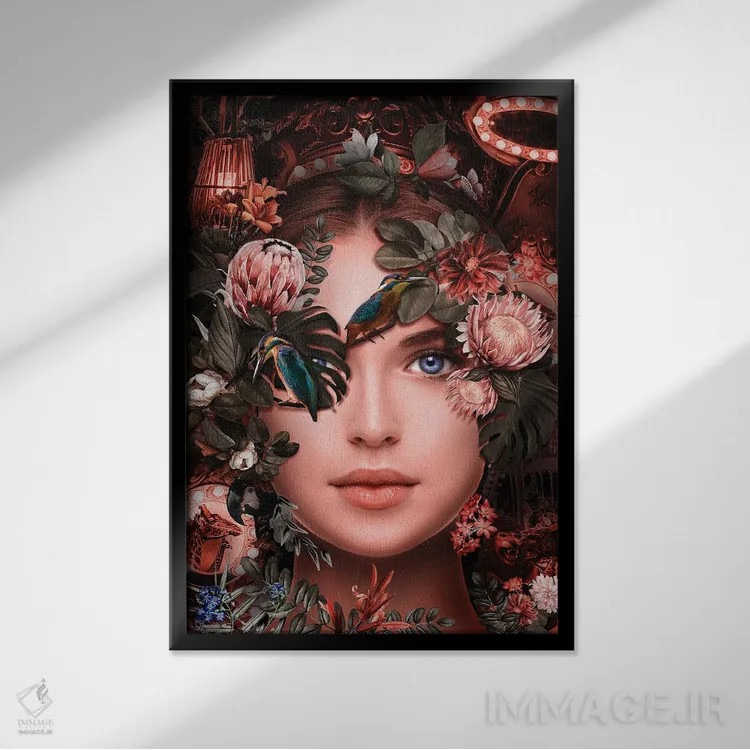 تابلو دکوراتیو رویای تراکوتا II اثر دانیلو د آلکساندریا - نمای قابدار مشکی