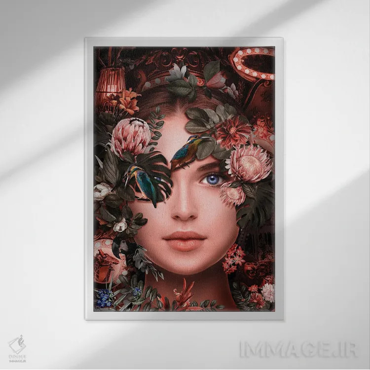 تابلو دکوراتیو رویای تراکوتا II اثر دانیلو د آلکساندریا - نمای قابدار سفید