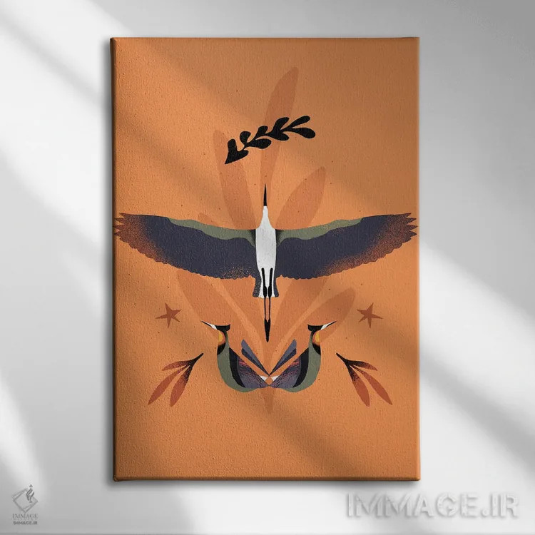 تابلو دکوراتیو زن فلت IV اثر دانیلو د آلکساندریا - نمای روبهرو روی دیوار