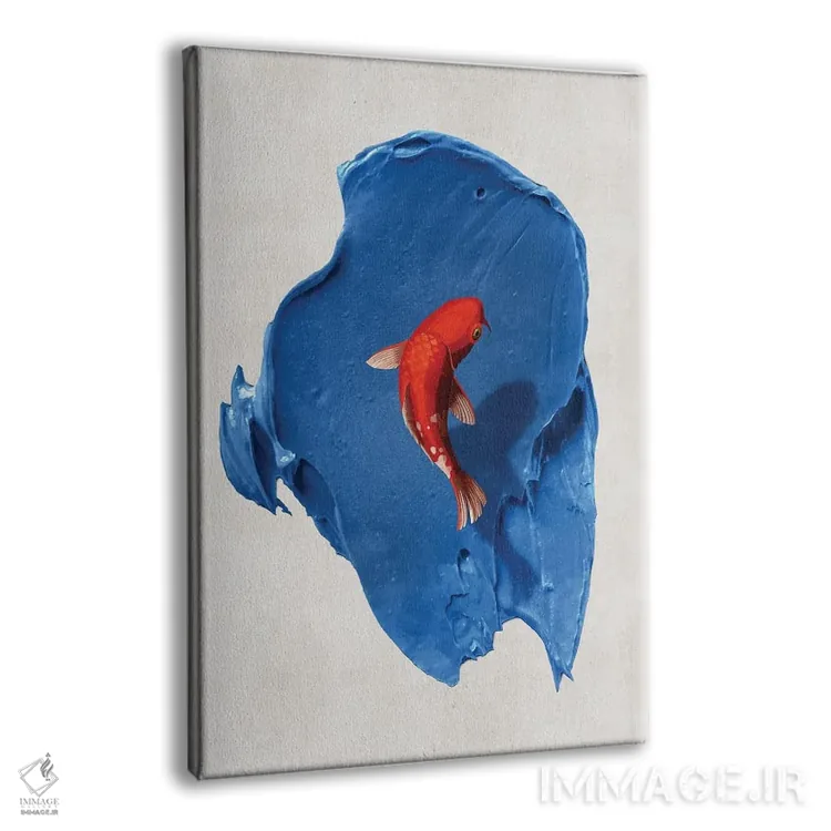 تابلو دکوراتیو رویای آبی IV اثر دانیلو د آلکساندریا - نمای پرسپکتیو محصول