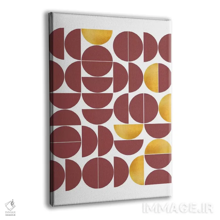 تابلو انتزاعی کوکو I اثر دانیلو د آلکساندریا - نمای پرسپکتیو محصول