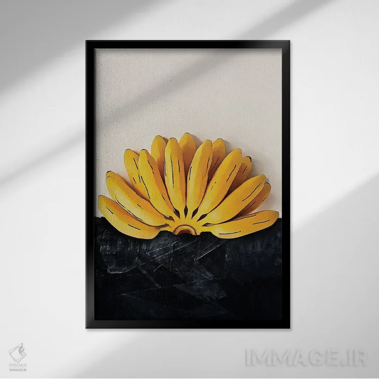 تابلو دکوراتیو پاپ آرت خیابانی اثر دانیلو د آلکساندریا - نمای قابدار مشکی