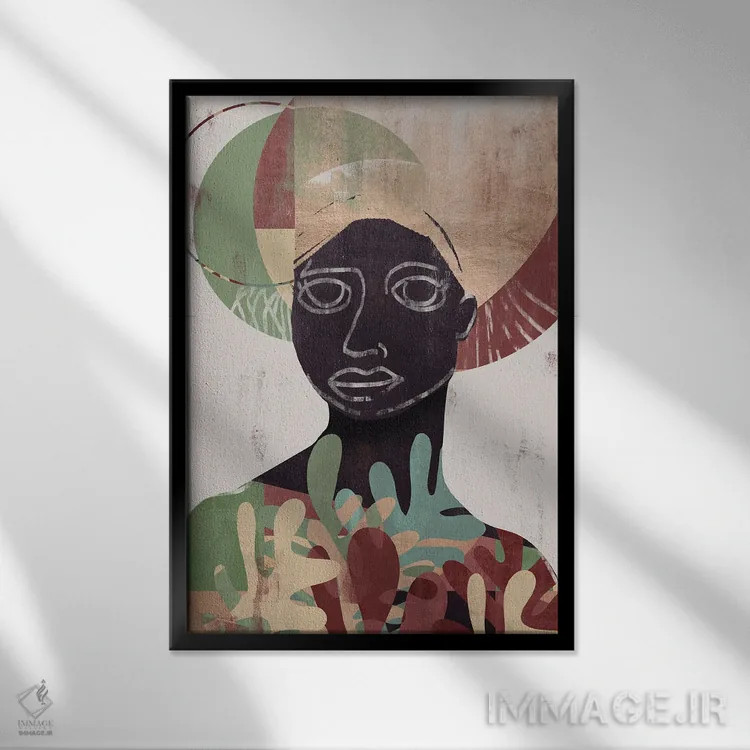 تابلو مدرن پر از رنگ VIII اثر دانیلو د آلکساندریا - نمای قابدار مشکی