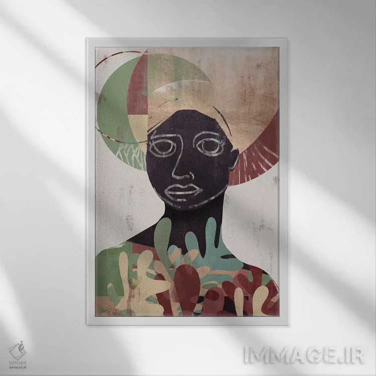 تابلو مدرن پر از رنگ VIII اثر دانیلو د آلکساندریا - نمای قابدار سفید