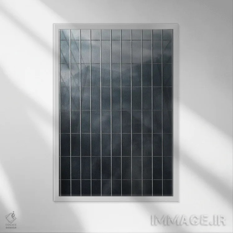 تابلو انتزاعی پنجره انتزاعی سه اثر دانیلو د آلکساندریا - نمای قابدار سفید