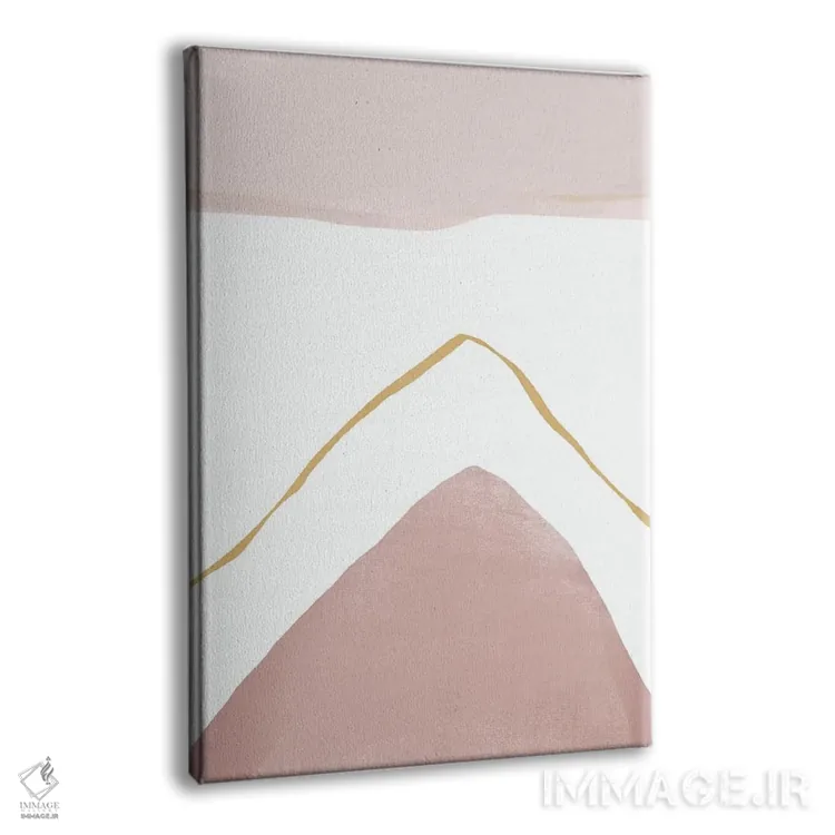 تابلو مینیمال رنگ پاستلی سیزده اثر دانیلو د آلکساندریا - نمای پرسپکتیو محصول