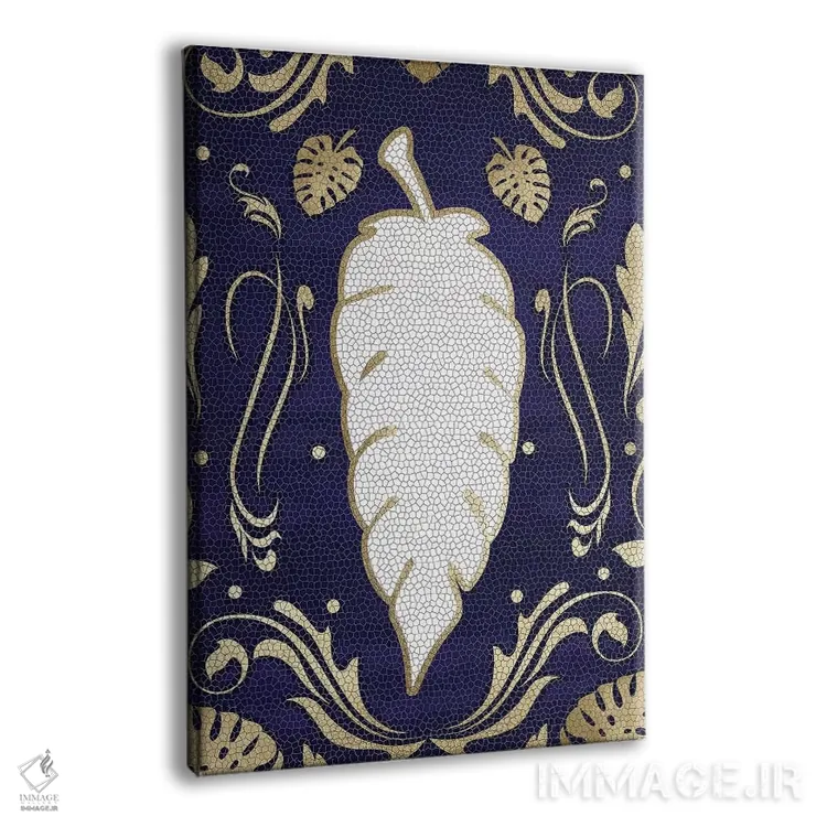 تابلو دکوراتیو هنر برگ پنج اثر دانیلو د آلکساندریا - نمای پرسپکتیو محصول