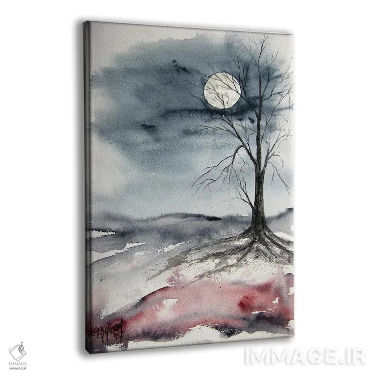 تابلو دکوراتیو منظره نور ماه اثر درک مک کری - نمای پرسپکتیو محصول