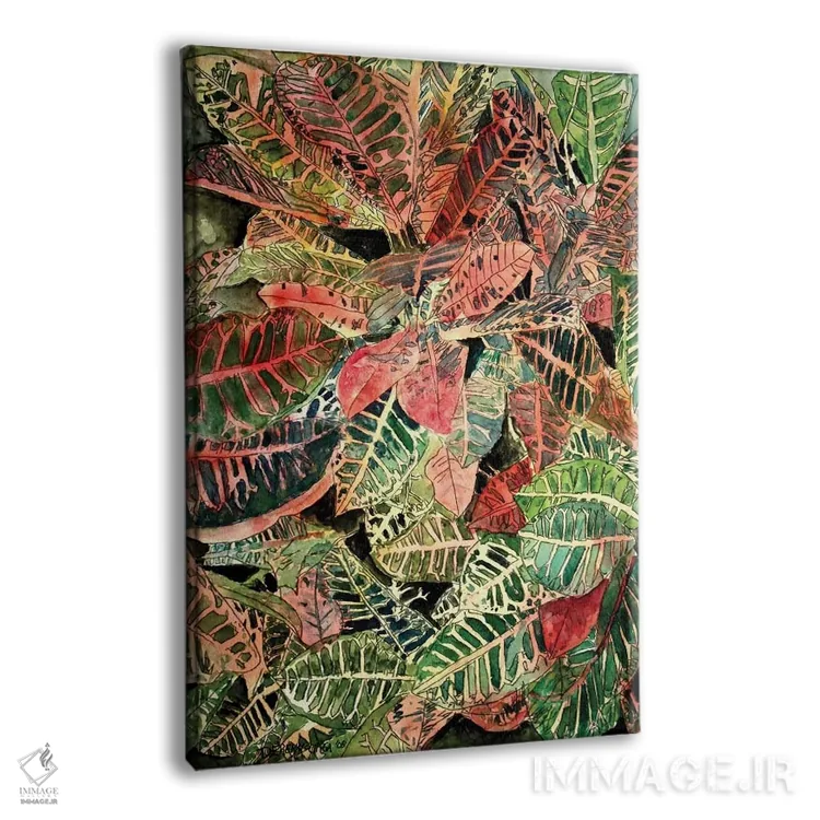 تابلو دکوراتیو کروتون گیاهی اثر درک مک کری - نمای پرسپکتیو محصول