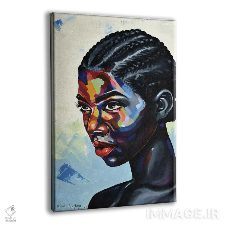 تابلو دکوراتیو نگاهی فراتر اثر دامولا آیگبایو - نمای پرسپکتیو محصول