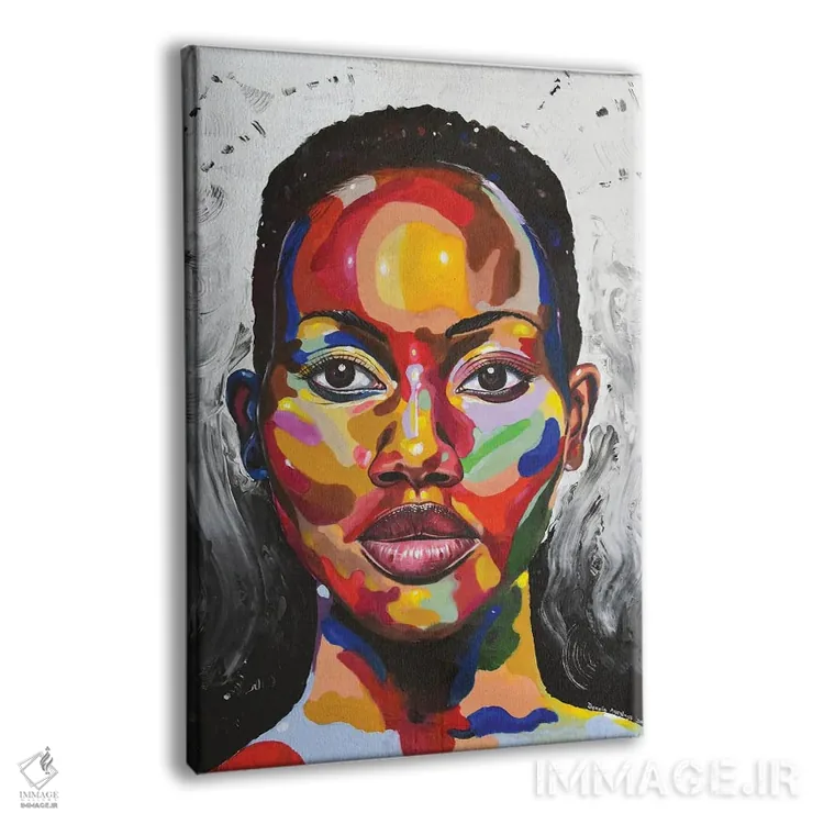 تابلو دکوراتیو بی مرز اثر دامولا آیگبایو - نمای پرسپکتیو محصول