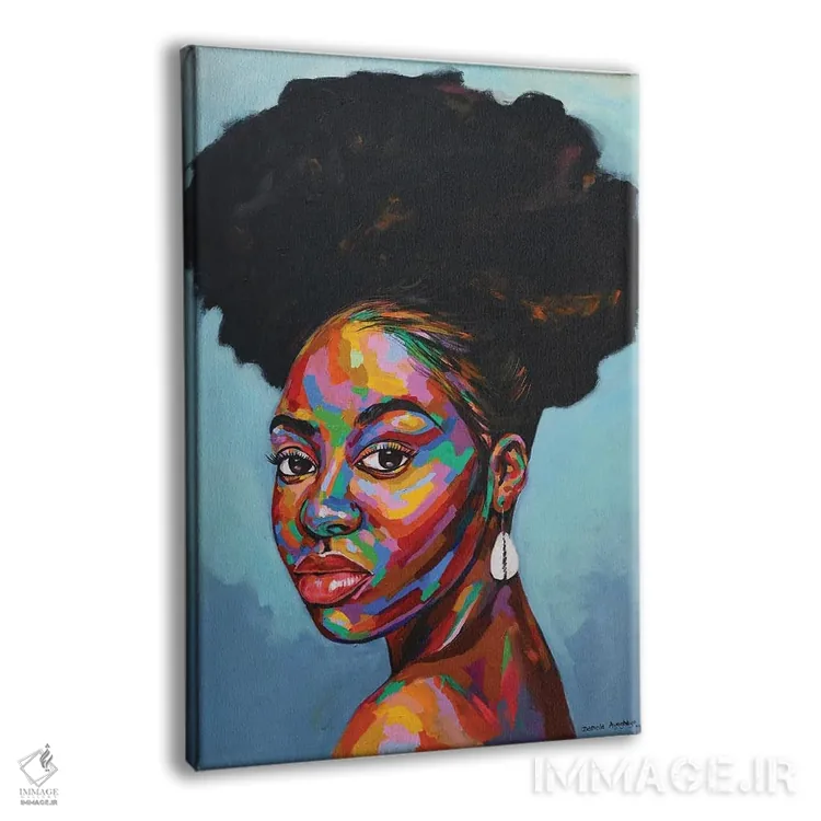 تابلو دکوراتیو هدف وجود X اثر دامولا آیگبایو - نمای پرسپکتیو محصول