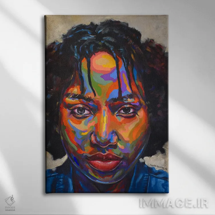 تابلو دکوراتیو حالت ذهنی XI اثر دامولا آیگبایو - نمای روبهرو روی دیوار