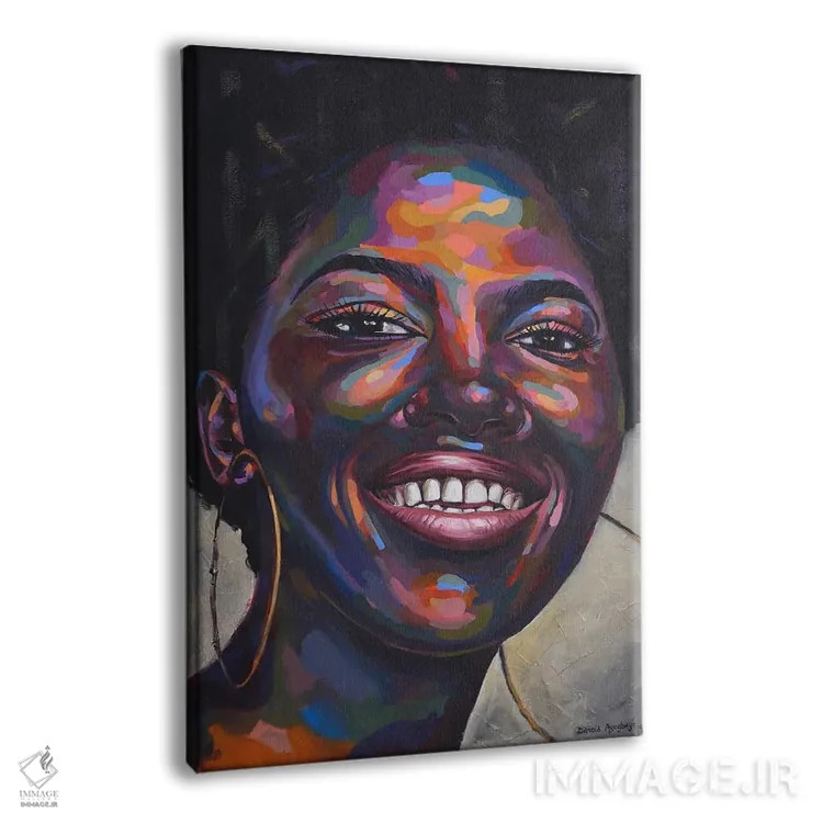 تابلو دکوراتیو علیه همه احتمالات IX اثر دامولا آیگبایو - نمای پرسپکتیو محصول