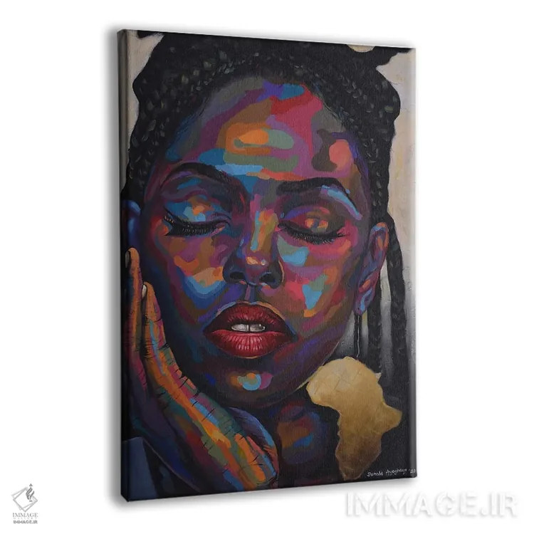 تابلو دکوراتیو حالت ذهنی XII اثر دامولا آیگبایو - نمای پرسپکتیو محصول