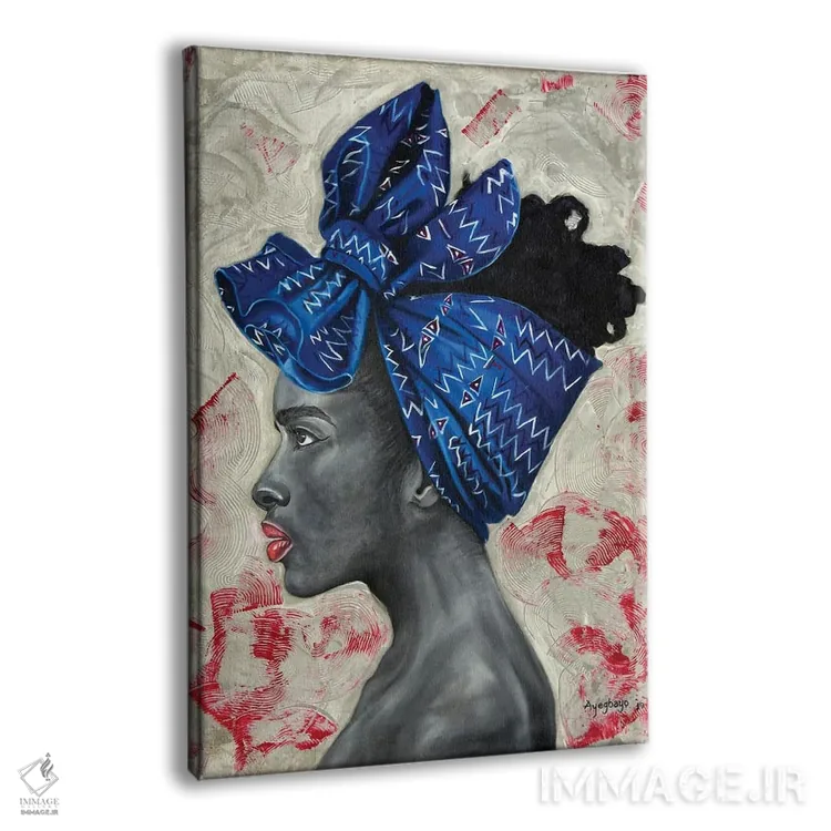 تابلو دکوراتیو فرهنگ II اثر دامولا آیگبایو - نمای پرسپکتیو محصول