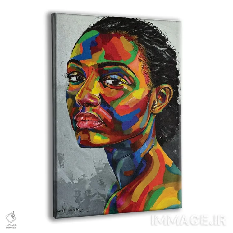 تابلو دکوراتیو هدف وجود اثر دامولا آیگبایو - نمای پرسپکتیو محصول