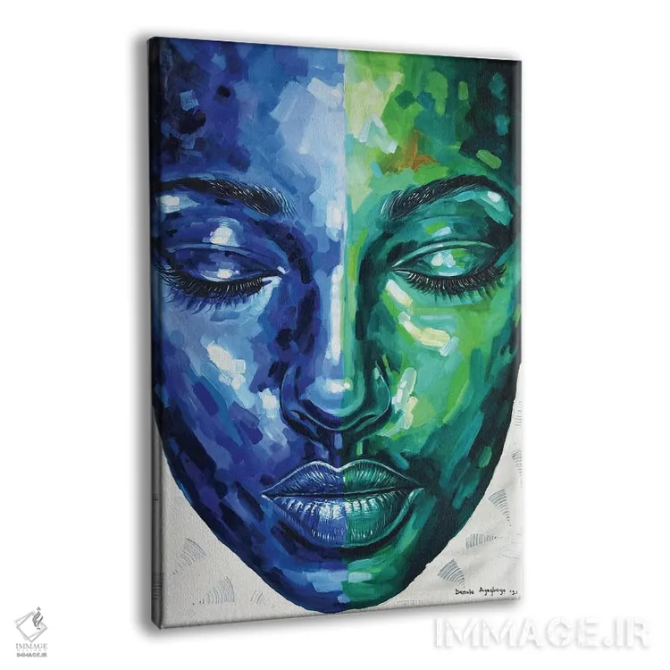 تابلو دکوراتیو سوی دیگر II اثر دامولا آیگبایو - نمای پرسپکتیو محصول