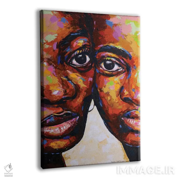 تابلو دکوراتیو عشق بی قید و شرط اثر دامولا آیگبایو - نمای پرسپکتیو محصول